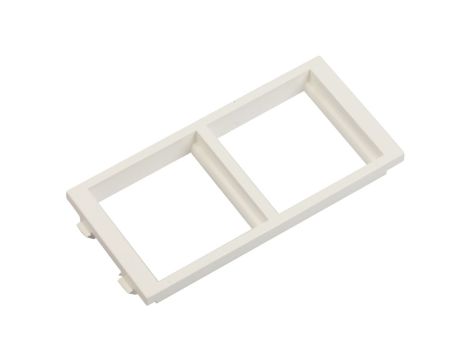 Simon Connect Ramka CIMA podwójna 2xK45 pionowa czysta biel S62/9