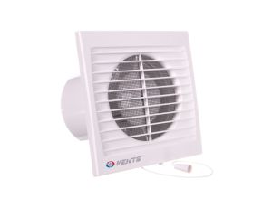 Wentylator łazienkowy fi 100 230V 14W 95m3/h 35dB ścienny wyłącznikiem sznurkowym (STYL WP) 100SV