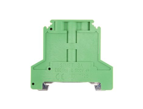 Złączka szynowa ochronna 4mm2 zielono-żółta ZSO1-4.0 14313319