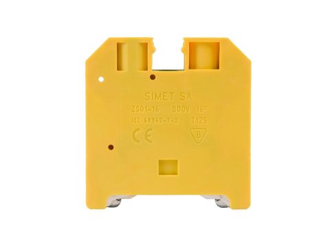 Złączka szynowa ochronna 16mm2 zielono-żółta ZSO1-16.0 14603319