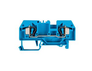 Złączka szynowa 2-przewodowa 6mm2 niebieska 282-904