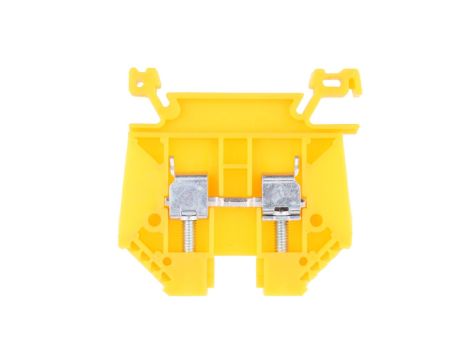 Złączka szynowa 2-przewodowa 6mm2 żółta EURO 6/35 43401N