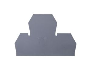 Płytka końcowa do zacisków piętrowych szara 43096 /50szt./
