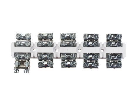 Złączka gwintowa 5-torowa 95mm2 biała LZG 5-95 R35RW-01030300201