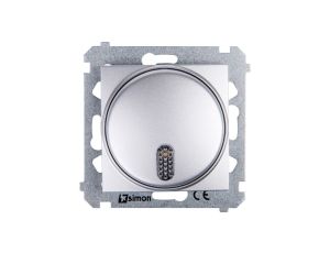 Simon 54 Dzwonek elektroniczny 70dB IP20 srebrny mat DDS1.01/43