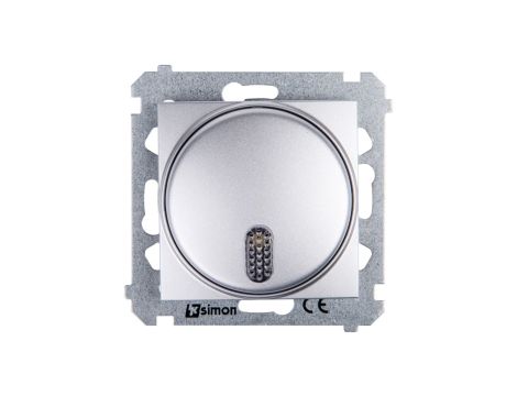 Simon 54 Dzwonek elektroniczny 70dB IP20 srebrny mat DDS1.01/43