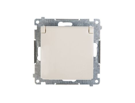 Simon 54 Gniazdo pojedyncze z/u 16A IP44 kremowe DGZ1BUZ.01/41