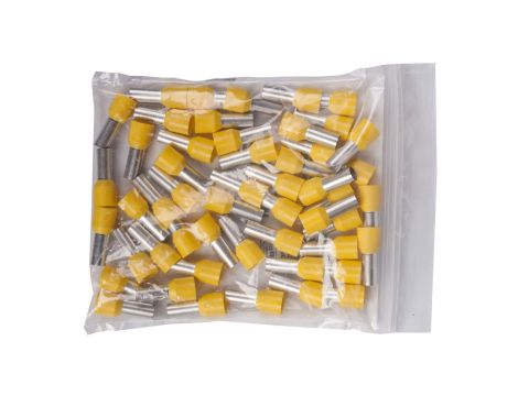 Końcówka tulejkowa izolowana TI 25mm2/16mm żółta cynowana TI25L16x50 /50szt./