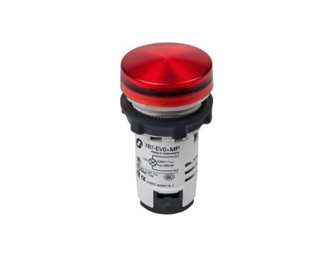 Lampka sygnalizacyjna 22mm czerwona 230-240V AC LED XB7EV04MP