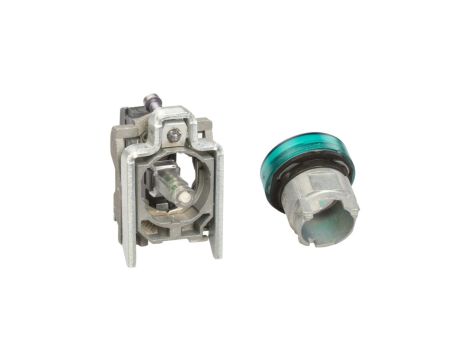 Lampka sygnalizacyjna 22mm zielona 230-240V AC LED XB4BVM3