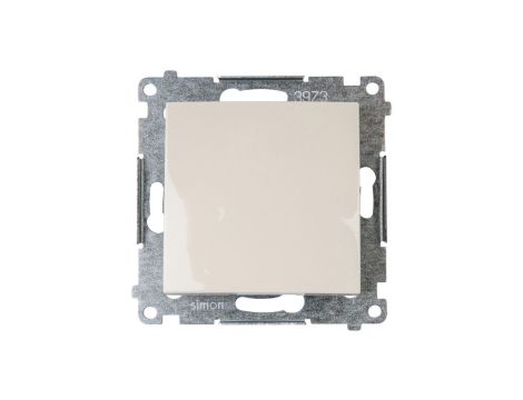 Simon 54 Łącznik jednobiegunowy, szybkozłącza, kremowy DW1.01/41