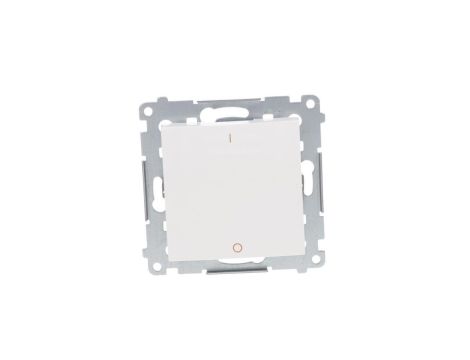 Simon 54 Łącznik dwubiegunowy, szybkozłącza, biały DW2.01/11