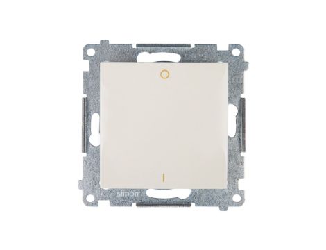 Simon 54 Łącznik dwubiegunowy, szybkozłącza, kremowy DW2.01/41