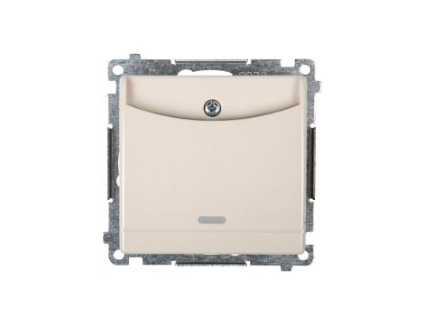 Simon 54 Łącznik hotelowy z podświetleniem kremowy DWH1.01/41