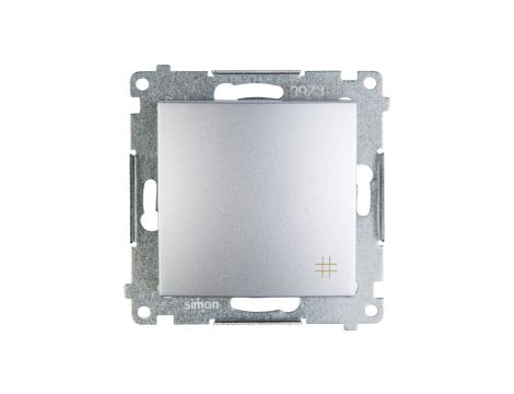 Simon 54 Łącznik krzyżowy srebrny mat DW7A.01/43