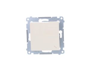 Simon 54 Łącznik schodowy, szybkozłącza, kremowy DW6.01/41