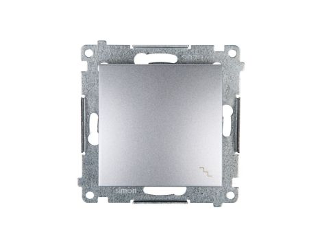 Simon 54 Łącznik schodowy, szybkozłącza, srebrny mat DW6.01/43