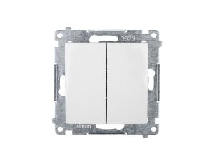 Simon 54 Łącznik świecznikowy, szybkozłącza, biały DW5.01/11