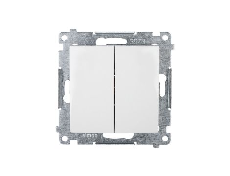 Simon 54 Łącznik świecznikowy, szybkozłącza, biały DW5.01/11