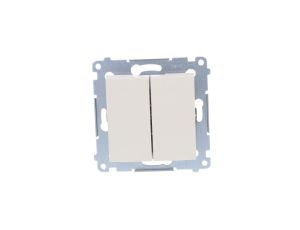 Simon 54 Łącznik świecznikowy, szybkozłącza, kremowy DW5.01/41