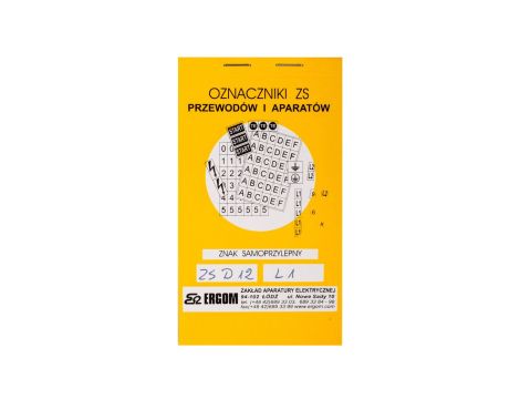 Znaki samoprzylepne ZS D12/L1 E04ZP-02030400500