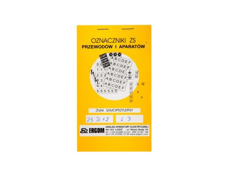 Znaki samoprzylepne ZS D12/L3 E04ZP-02030400700