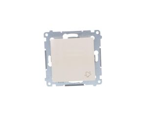 Simon 54 Przycisk /dzwonek/, szybkozłącza, kremowy DD1.01/41