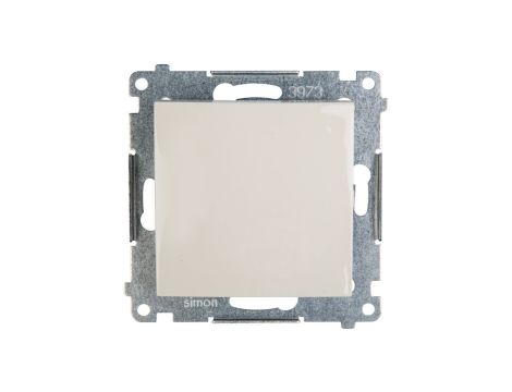 Simon 54 Przycisk pojedynczy, szybkozłącza, kremowy DPR1.01/41