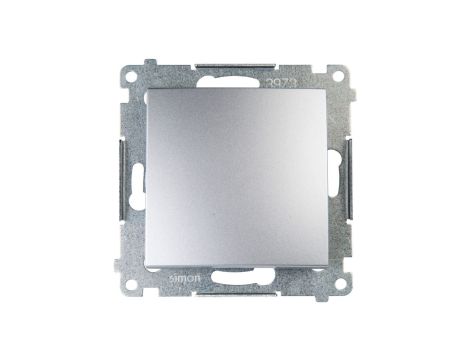 Simon 54 Przycisk pojedynczy srebrny mat DP1A.01/43
