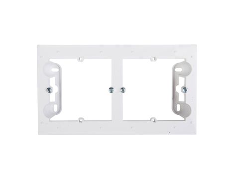 Simon 54 Premium Puszka natynkowa podwójna płytka biała DPN2/11 WMDZ-2