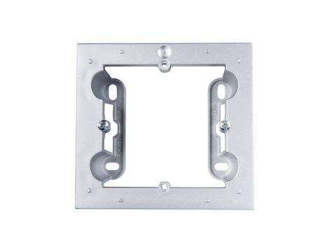 Simon 54 Premium Puszka natynkowa pojedyncza płytka srebrny mat DPN1/43