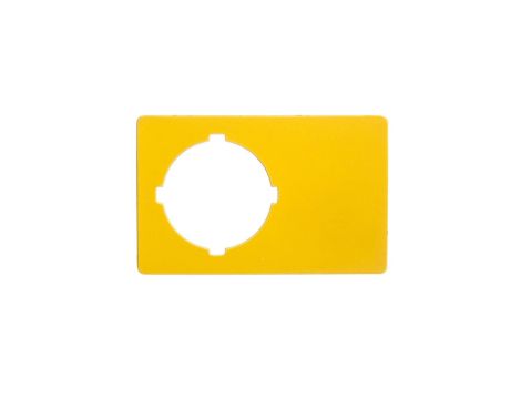 Tabliczka opisowa żółta prostokątna bez nadruku M22-XZK 216470