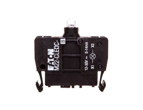 Oprawka z LED niebieski 12-30V AC/DC M22-CLEDC-B 218062