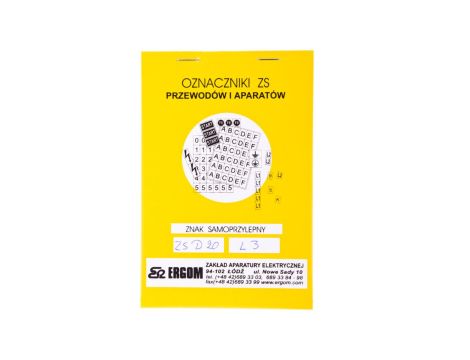 Znaki samoprzylepne ZS D20/L3 E04ZP-02030402900