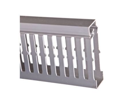 tehalit Kanał grzebieniowy BA7A 25x80mm PVC szary BA7A80025 /2m/