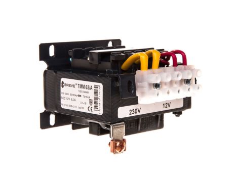 Transformator 1-fazowy bezpieczeństwa TMM 63/A 230/ 12V 4,0A, Ta 40, 16212-9968