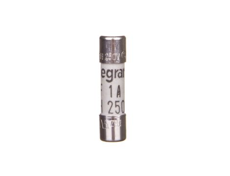 Wkładka bezpiecznikowa cylindryczna 5x20mm 1A F 250V 010210