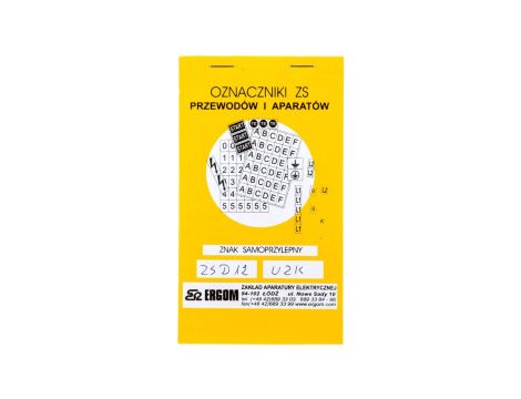 Znaki samoprzylepne ZS D12/UZK E04ZP-02030402000
