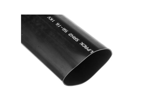 Rura termokurczliwa pogrubiana z klejem, czarna, SRH2 56-16 1000mm, 127425