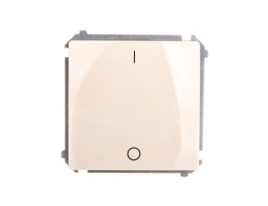 Simon Basic Łącznik dwubiegunowy, szybkozłącza, beżowy BMW2.01/12