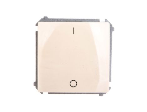 Simon Basic Łącznik dwubiegunowy, szybkozłącza, beżowy BMW2.01/12