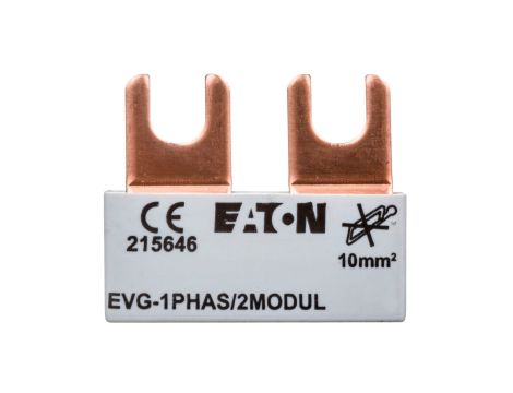 Szyna łączeniowa 1P 63A 10mm2 widełkowa (2 mod.) EVG-1PHAS/2MODUL 215646