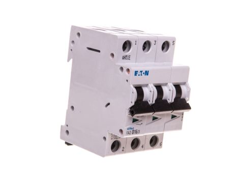 Wyłącznik nadprądowy 3P D 16A 15kA AC FAZ D16/3 278896