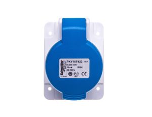 Gniazdo tablicowe 3P 16A 230V niebieskie IP44 PKY16F423