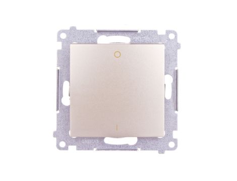 Simon 54 Łącznik dwubiegunowy, szybkozłącza, złoty mat DW2.01/44