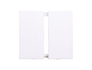 B.1 Klawisz 2-biegunowy świecznikowy śnieżnobiały tworzywo GLAS 16231909