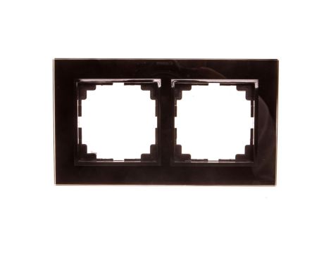 Sentia Ramka podwójna szklana czarna 1472-61