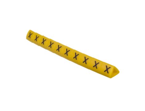 Oznacznik przewodów OZ-1/X żółty E04ZP-01020204600 /100szt./