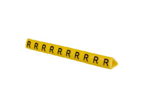 Oznacznik przewodów OZ-1/R żółty E04ZP-01020204000 /100szt./