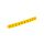 Oznacznik przewodów OZ-1/Z żółty E04ZP-01020204800 /100szt./